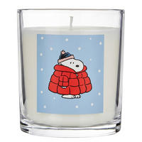 DUFTKERZE Peanuts Winter Walks 225 g - Blau, Naturmaterialen/Paraffin (9cm) - Butlers