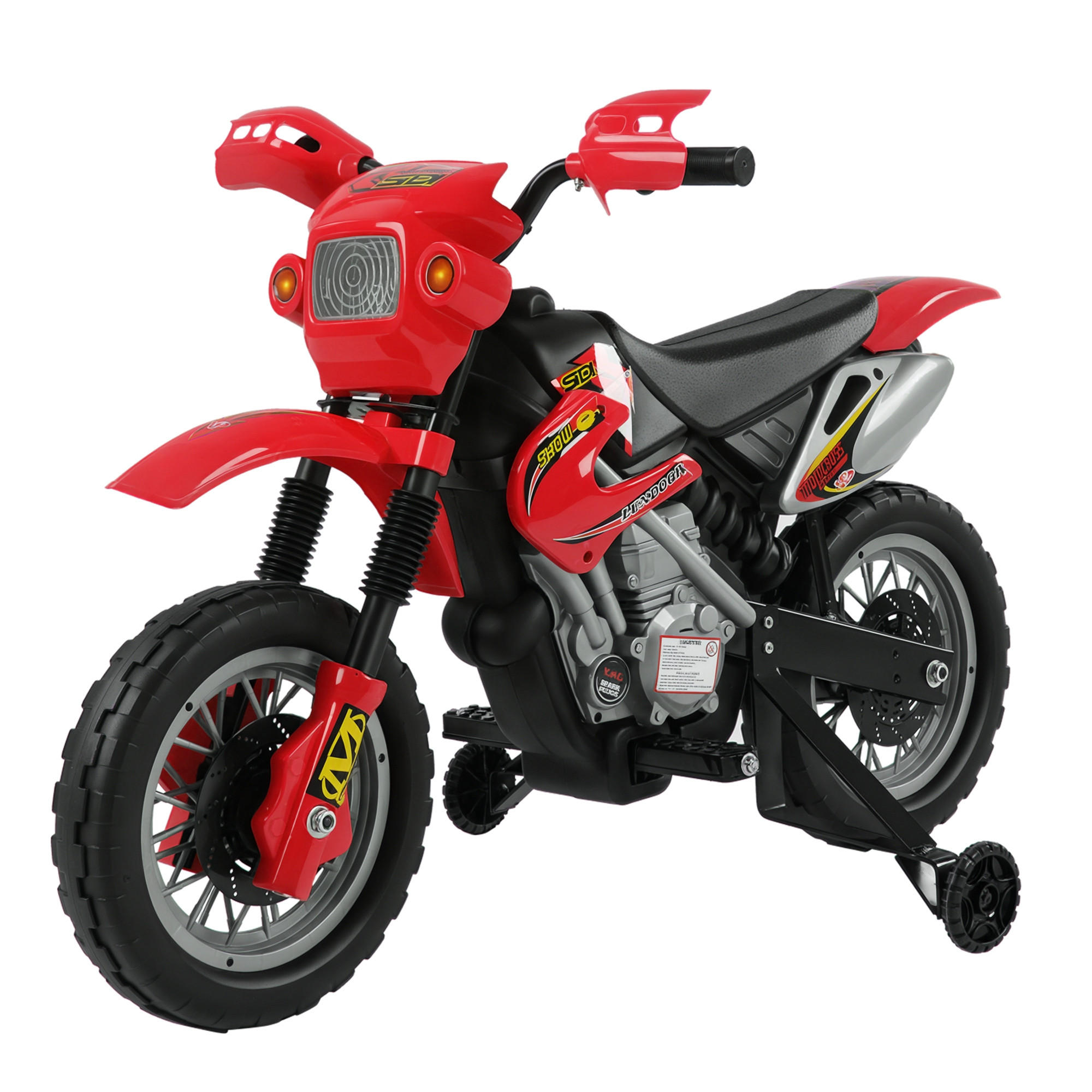 ELEKTRO-MOTORRAD DE-13170 Licht & Sound Rot - Rot, Metall (102/53/66cm) - ComfortXL