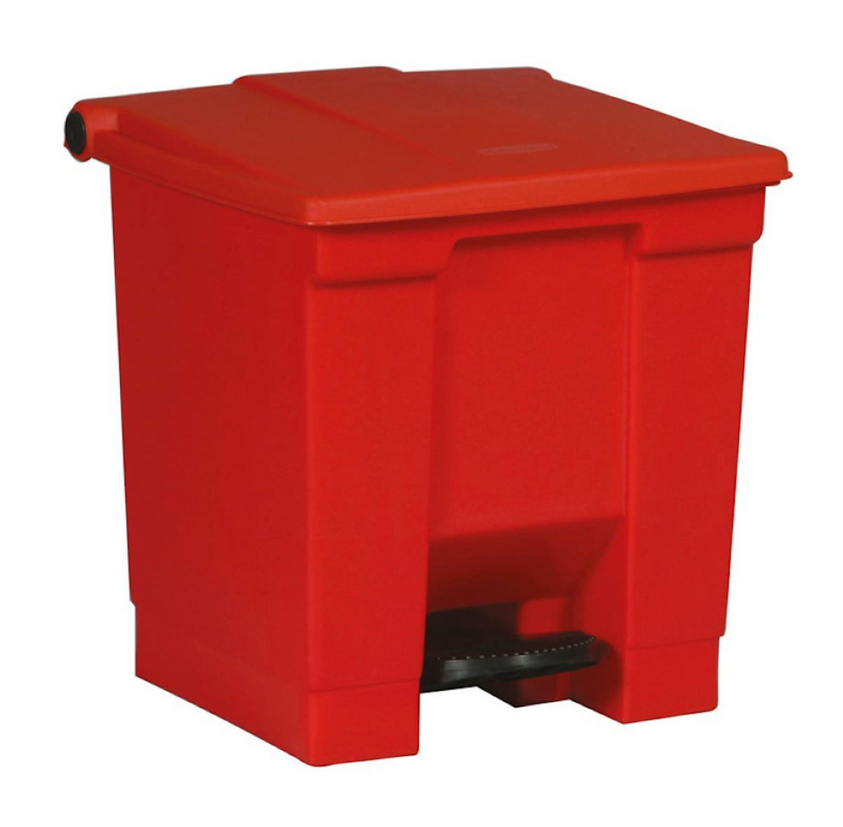 MÜLLEIMER Robuster Pedaleimer 30 Liter 43,5 x 40 x 41,3 cm Aus Konformen Polyethylen Rot - Rot, Metall (40/43.5/41.3cm) - PROREGAL