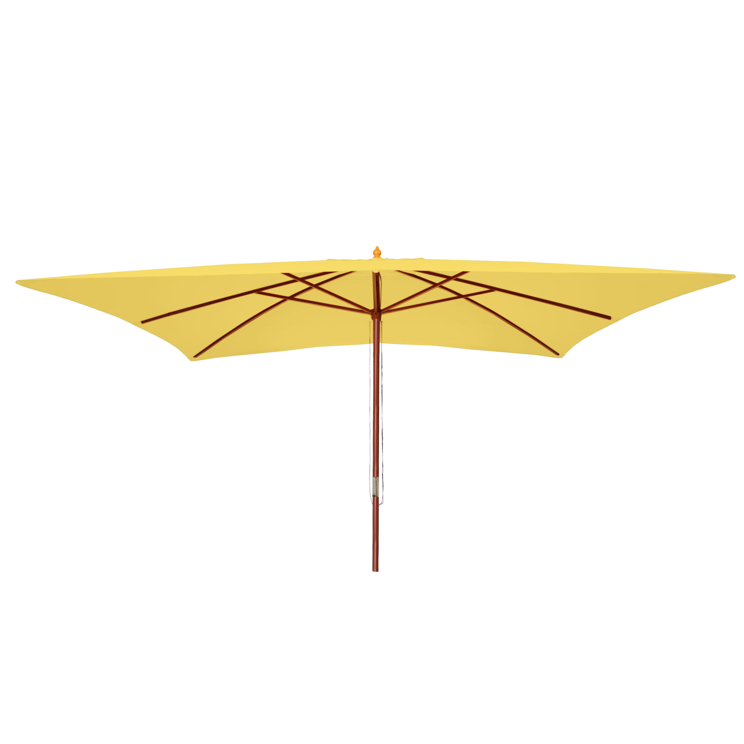 SONNENSCHIRM Gelb - Gelb, Holz (400/300cm) - MCW