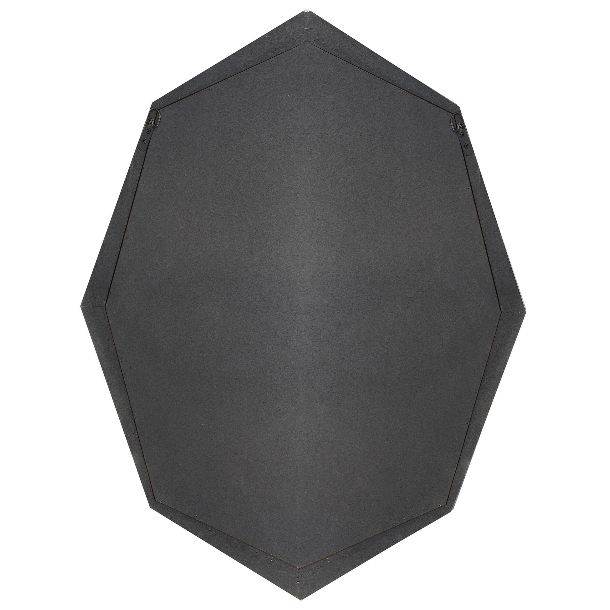 Beliani Wandspiegel Silber 66x91x7 cm