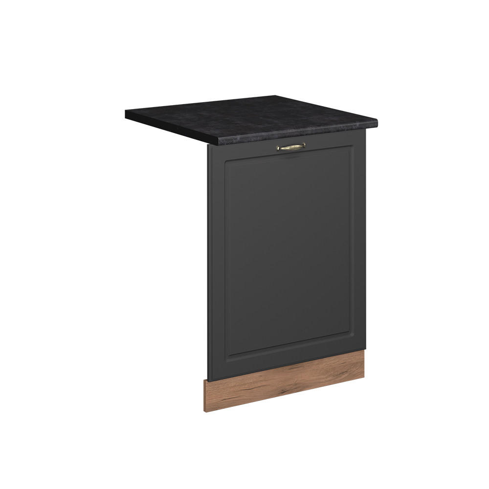 DISKMASKINENS FRONTPANEL Fame-Line Antracit guld 60 cm , AP Antracit Antracit, Honungsek 81.8/60/60 cm