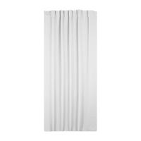 VERDUNKELUNGSVORHANG Kräuselband 140/175 cm Weiß - Weiß, Textil (140/175cm) - TiborTex