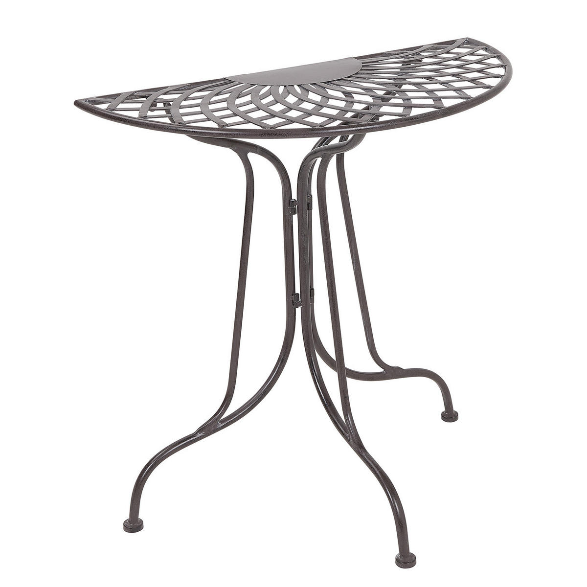 GARTENMÖBEL-SET (3-teilig) Mandala Garden - Braun, Metall - Butlers