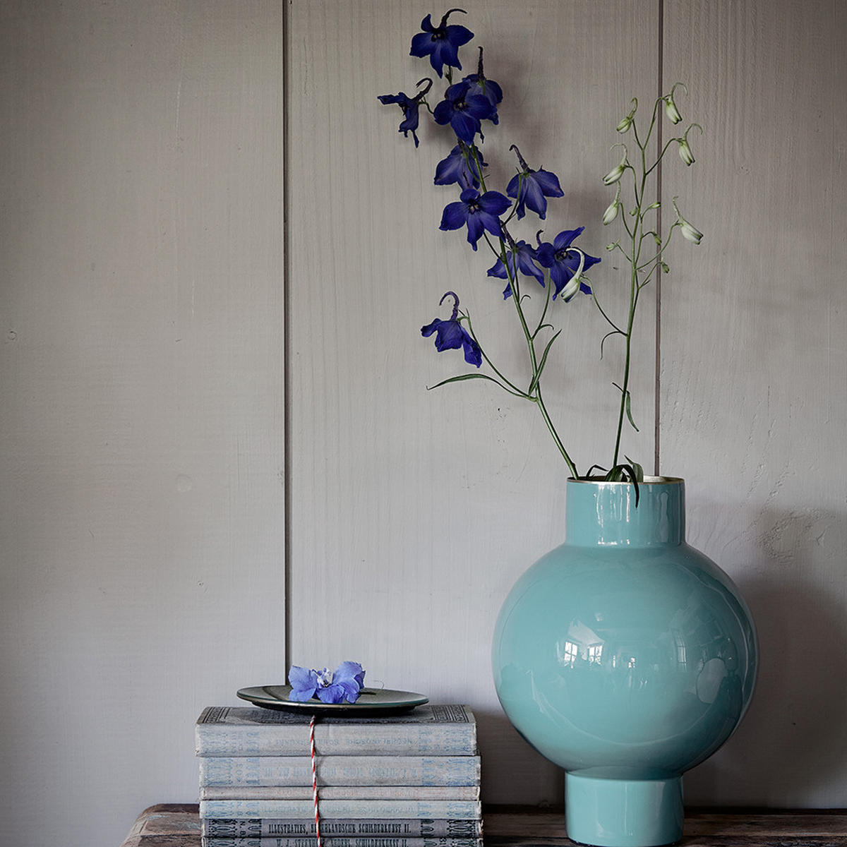 VASE Metal small sea grün 18x24 cm - Hellgrün, Metall (24cm) - Pip Studio