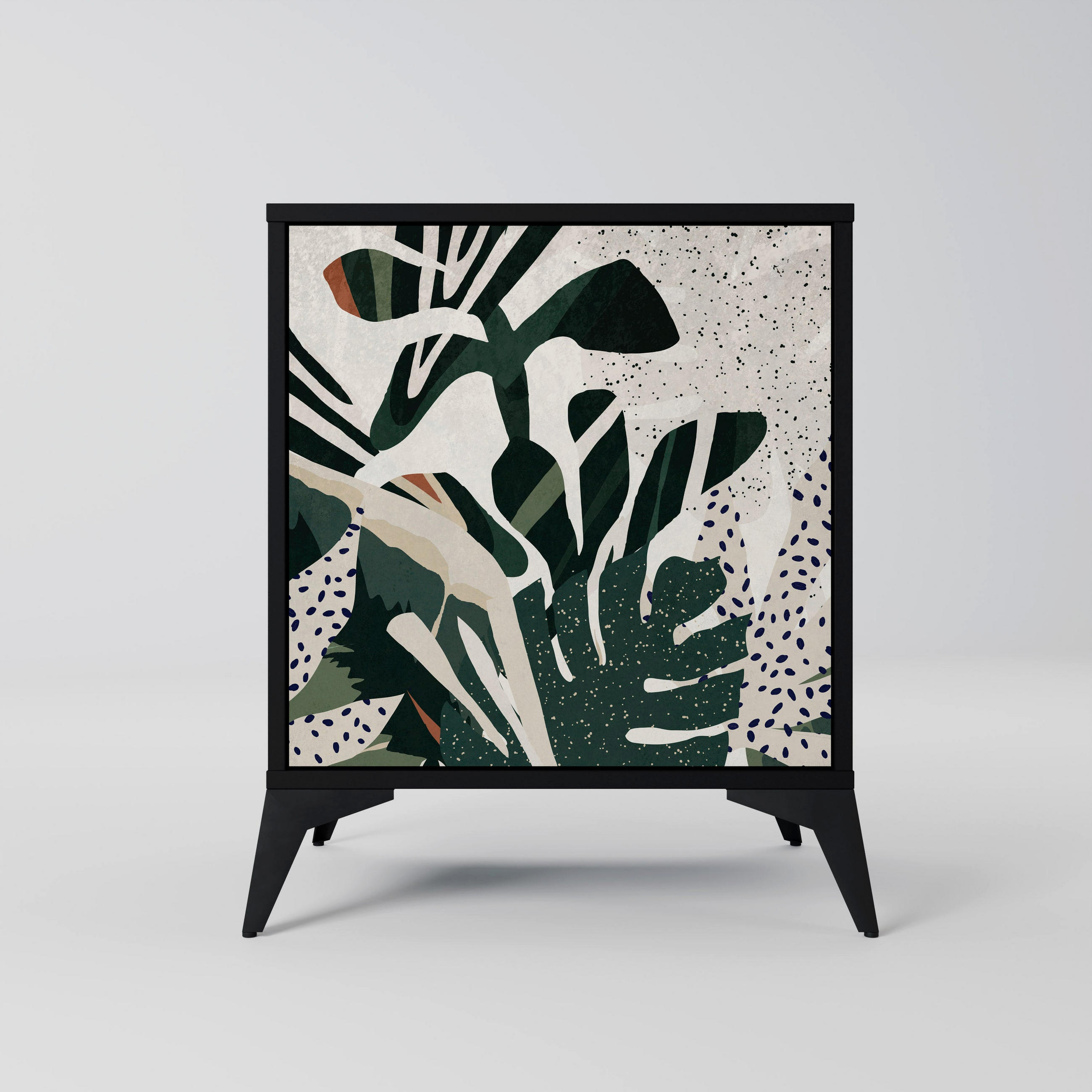 SpaceRebels Sideboard Schwarz 57.5x70.5x42 cm
