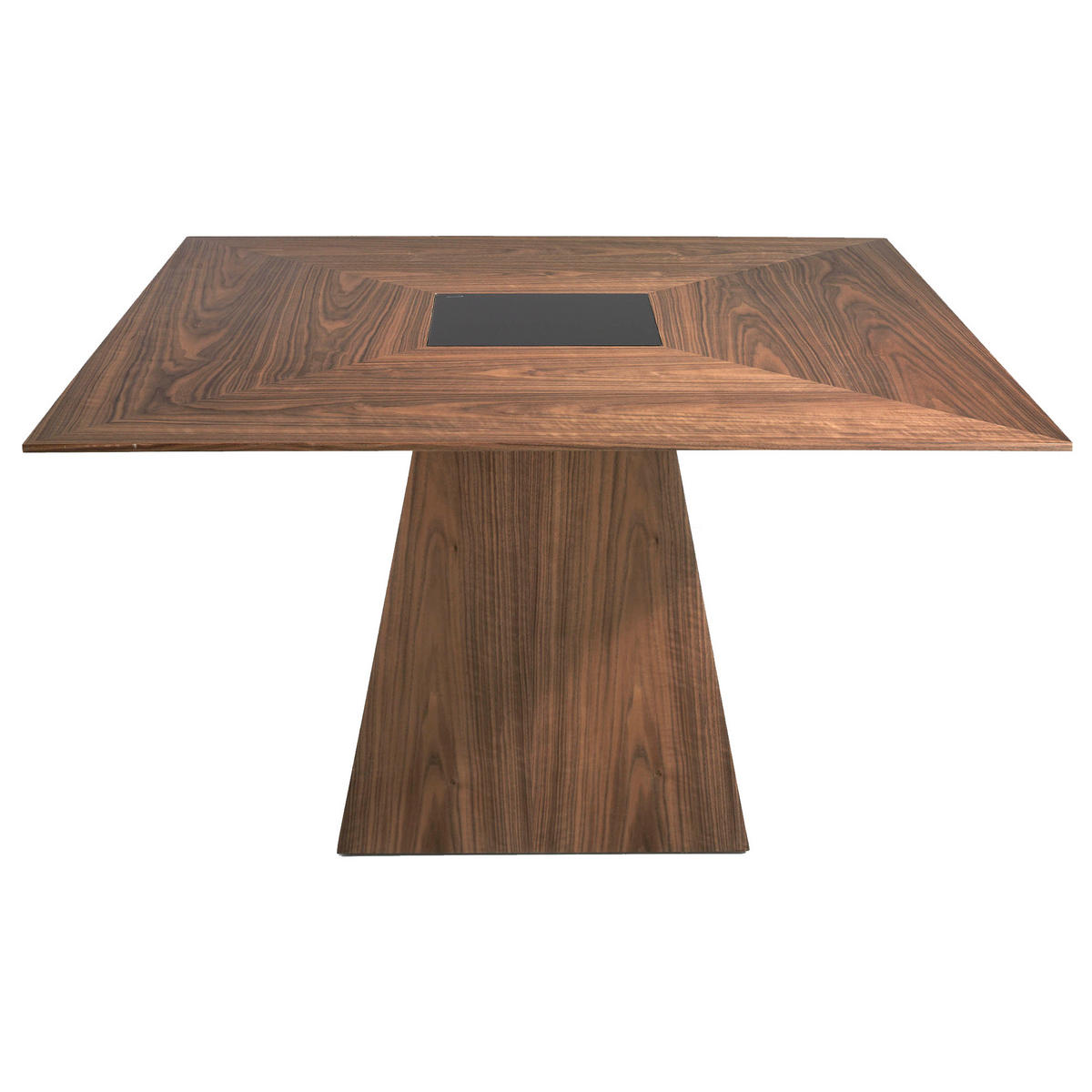 ESSTISCH Square Walnuss Schwarz 150/150/79 cm - Walnussfarben/Schwarz, Holz (150/150/79cm) - ANGEL CERDA