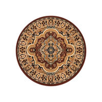TEPPICH ATLAS rund braun medaillon 200/200 cm - Braun, Textil (200/200cm) - Tapiso
