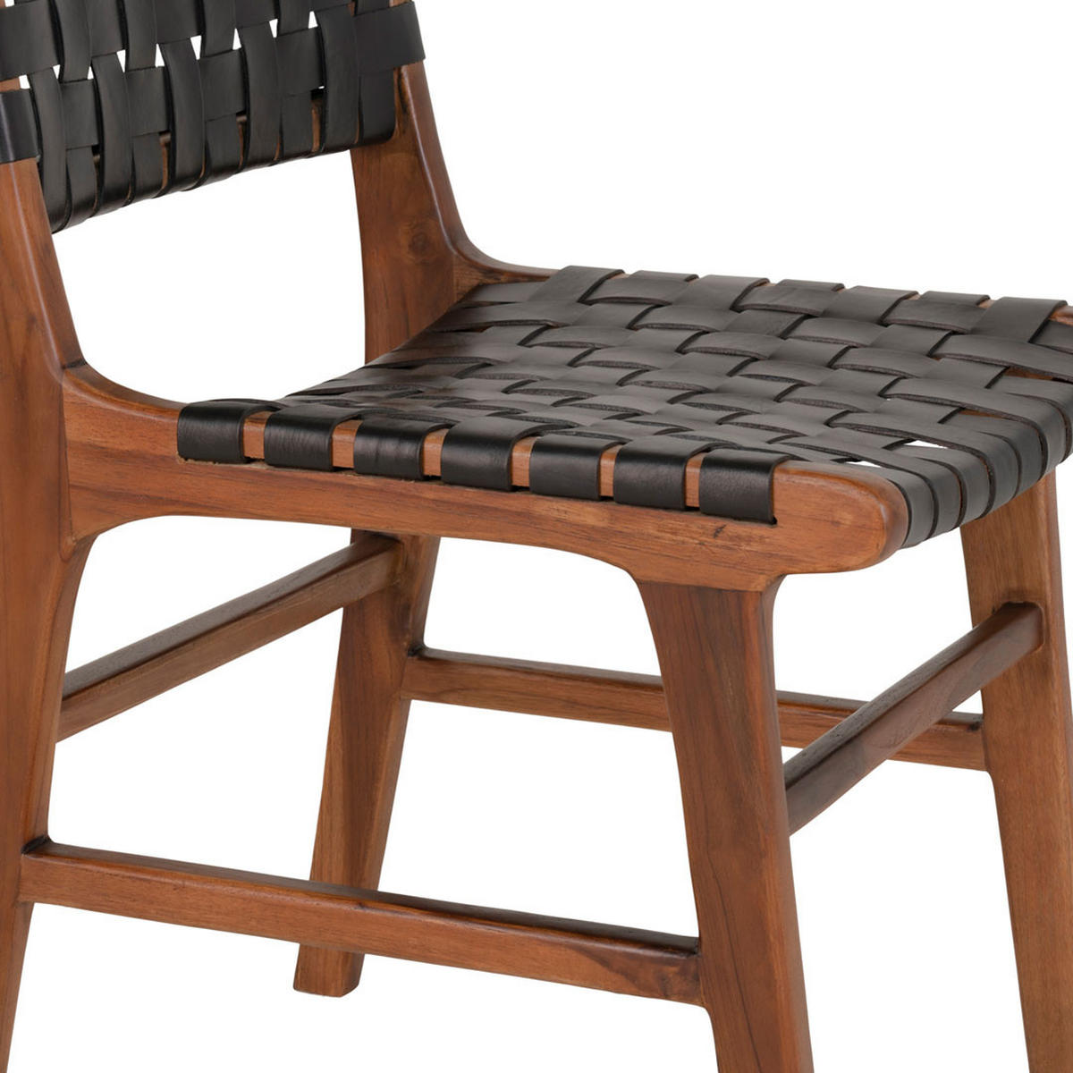 STUHL 2er-Set natur, schwarz - Braun, Holzwerkstoff (53/87/51cm) - ebuy24