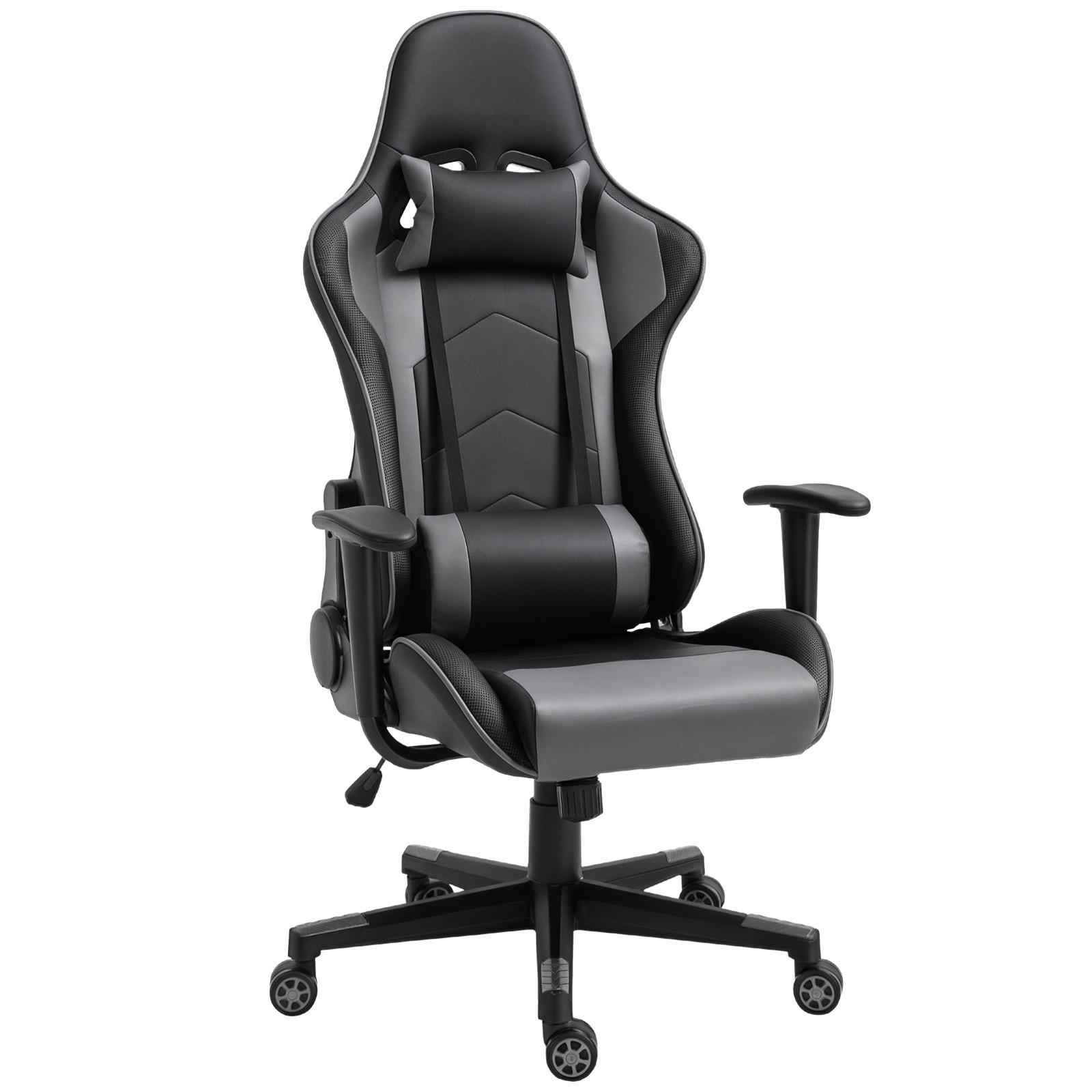 GAMINGSTUHL DE-05095 160° neigbar mit Kunstleder Schwarz - Schwarz, Metall (74/136/67.5cm) - ComfortXL