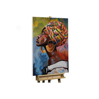 OLEJOMAĽBA 70/100 cm, Zvieratá - hnedá, drevo/textil (70/100cm) - KUNSTLOFT