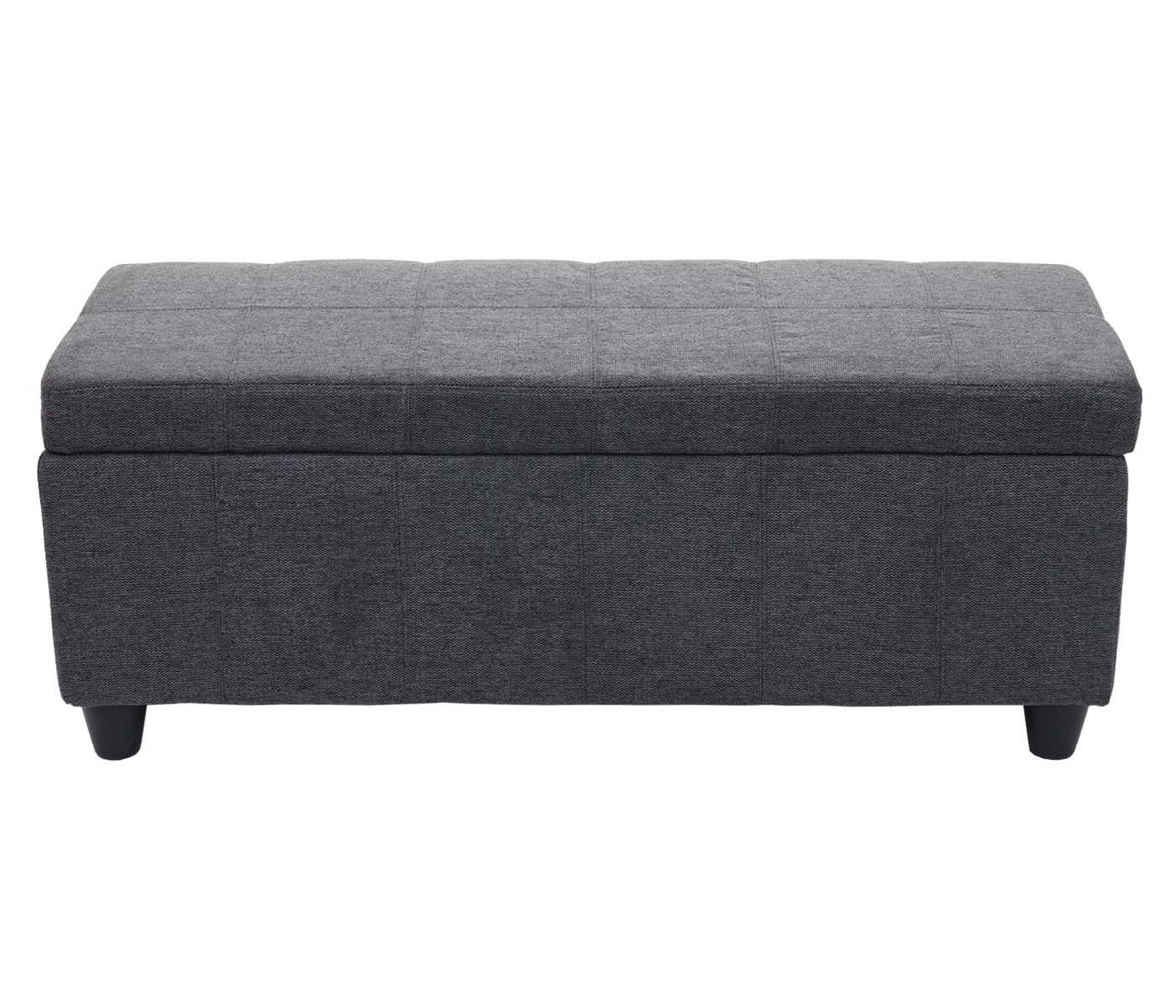 AUFBEWAHRUNGS-TRUHE Anthrazit - Anthrazit, Textil (114/45/45cm) - MCW