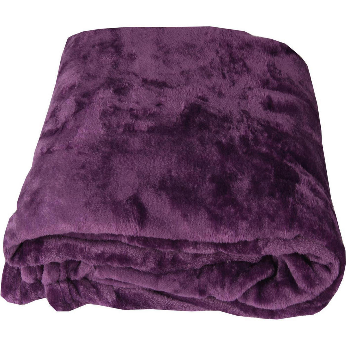 KUSCHELDECKE "Celina" 2er-Pack Violett 70x100 cm - Violett, Textil (70/100cm)