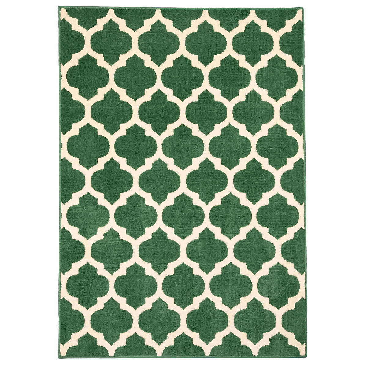 TEPPICH MODERN TRENDLINE FLIESENOPTIK - Grün, Textil (120/170cm) - Pergamon