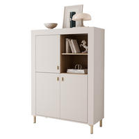 HIGHBOARD AVENA 97/40/136 cm, Kaschmir / Eiche - Kaschmir, Holzwerkstoff/Kunststoff (97/136/40cm) - Idohome