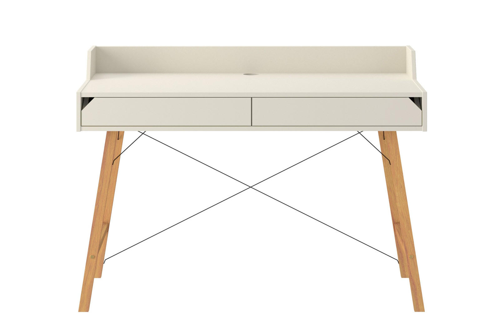 KINDERSCHREIBTISCH Lotta - Beige, Holzwerkstoff (120/76/60cm) - RAUMHIRSCH FURNITURE