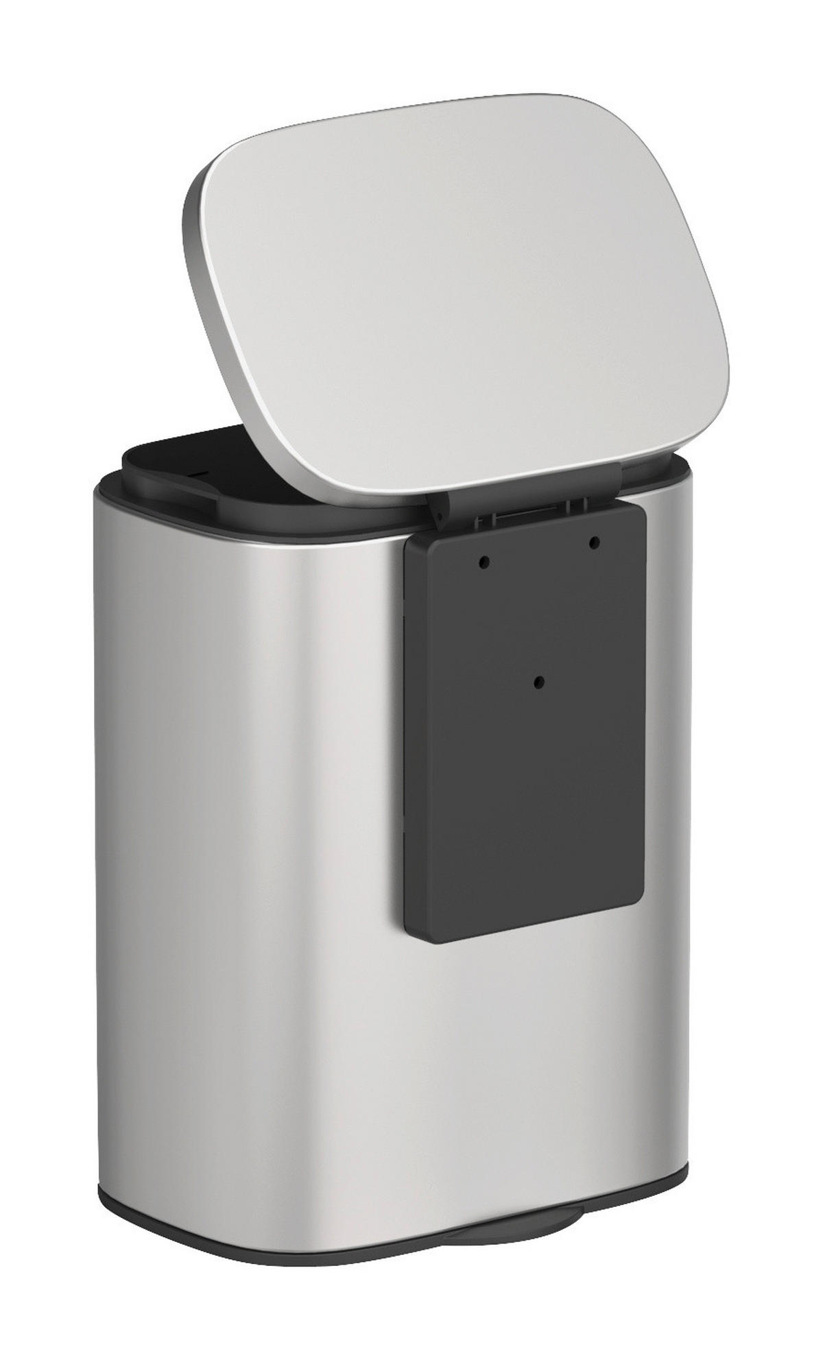 ABFALLEIMER zum Aufhängen Sare 5 l 19/21,5/29,5 cm - Silberfarben, Metall (21.5/29.5/19cm) - Wenko