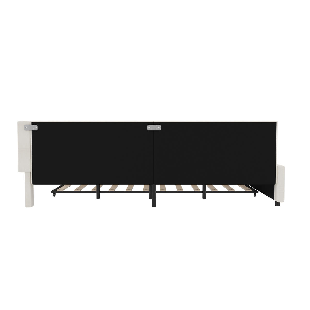 AUSZIEHBETT 140/200 cm DE-04866, mit LED in Beige - Beige, Holzwerkstoff (140/200cm) - ComfortXL