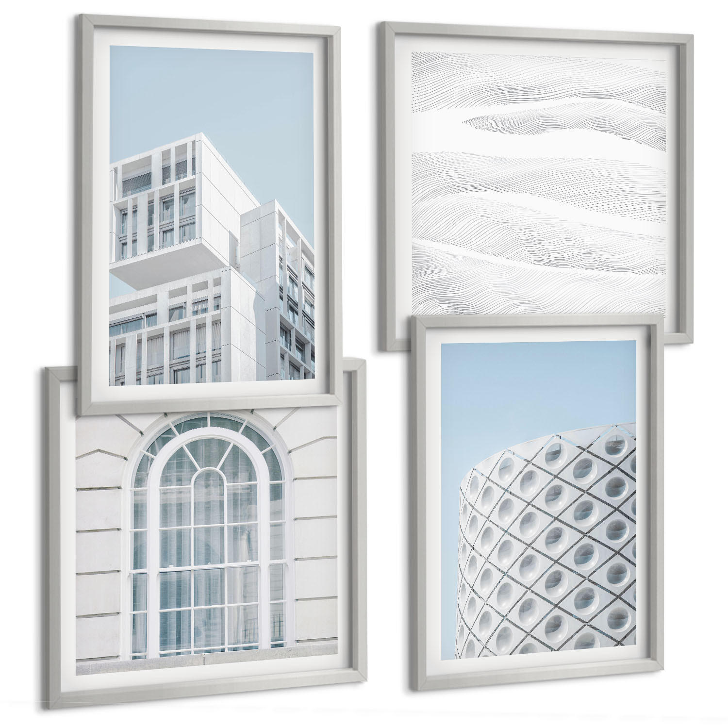 Tulup Bilder Silber 50x50 cm