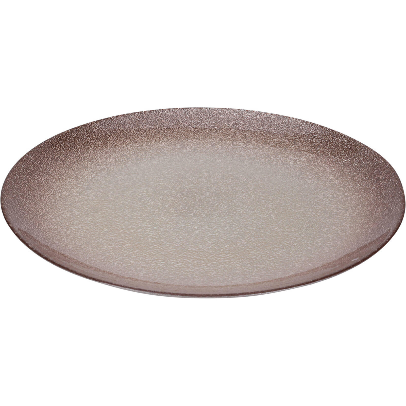 TELLER Beryt Ø 32 cm - Braun, Glas (32cm) - Home Styling Collection
