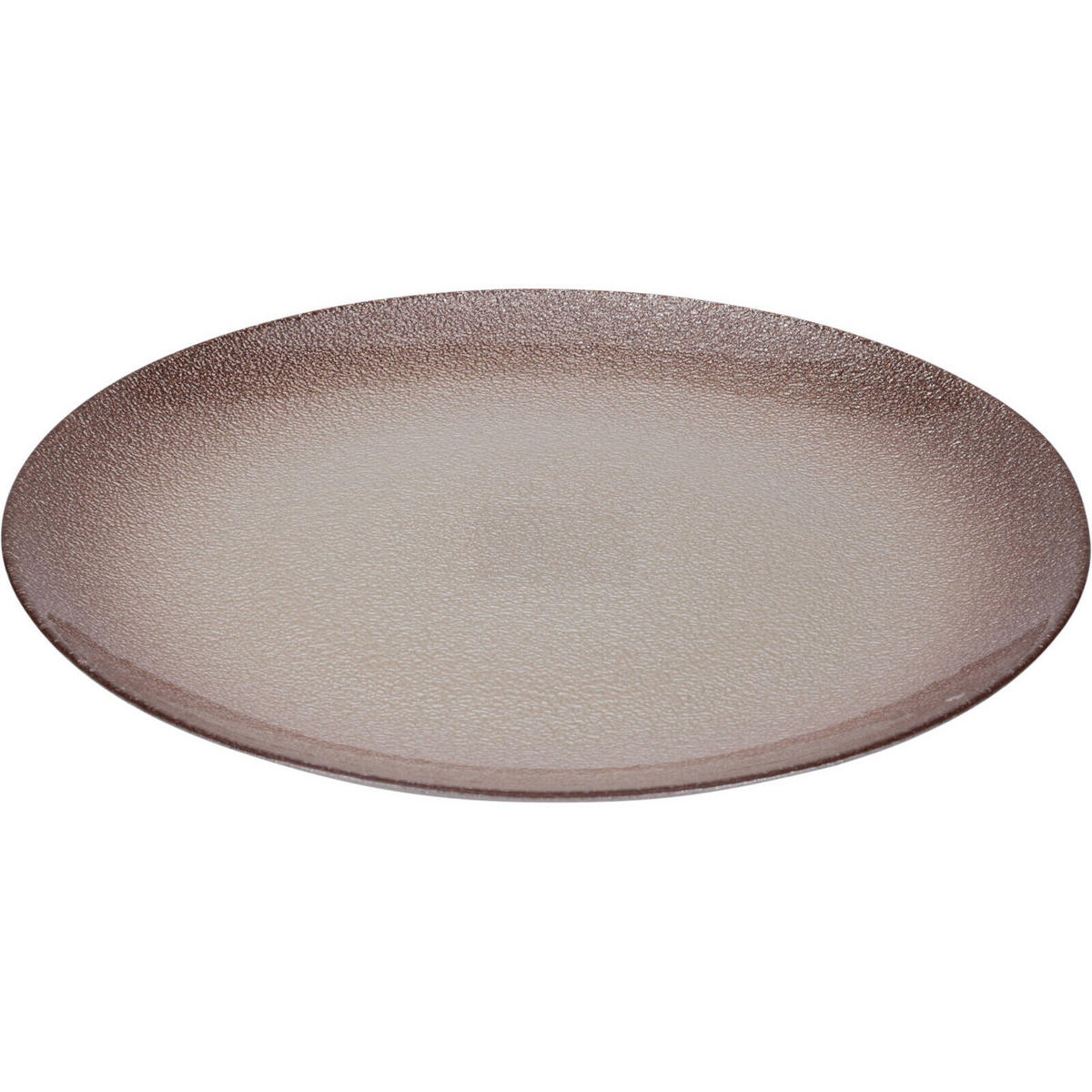 TELLER Beryt Ø 32 cm - Braun, Glas (32cm) - Home Styling Collection