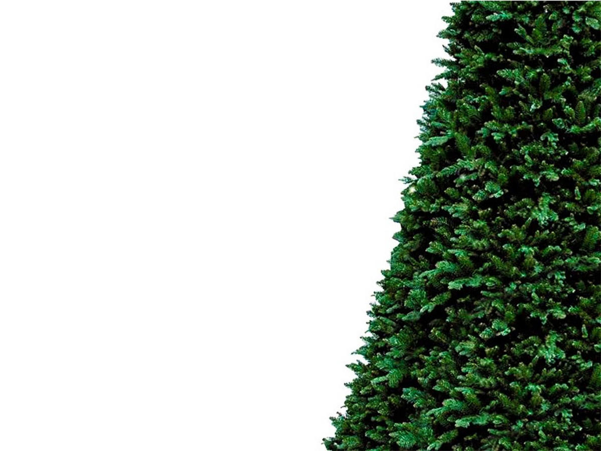 LAALU WEIHNACHTSBAUM geschmückt künstlich mit 74 Ornamenten BASIC GOLD 500 cm Baum mit Ständer und Weihnachtsornamenten - Goldfarben/Grün, Kunststoff (500cm) - LAALU