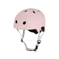 HELM für Kinder aus ABS-Recyclingmaterial, ab 3 Jahren, Verblasstes Rosa - Rosa, Kunststoff (21/24cm) - Banwood