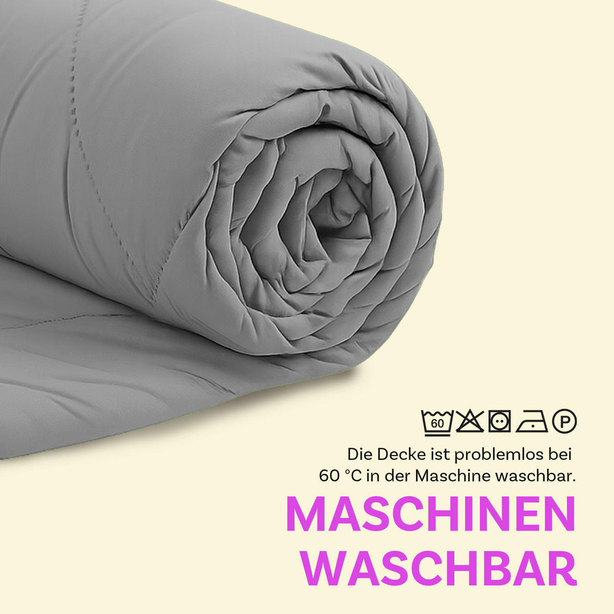 SOMMERBETT Steppbett leicht Taupe 135x200 cm - Taupe, Textil (135/200cm) - Bestlivings