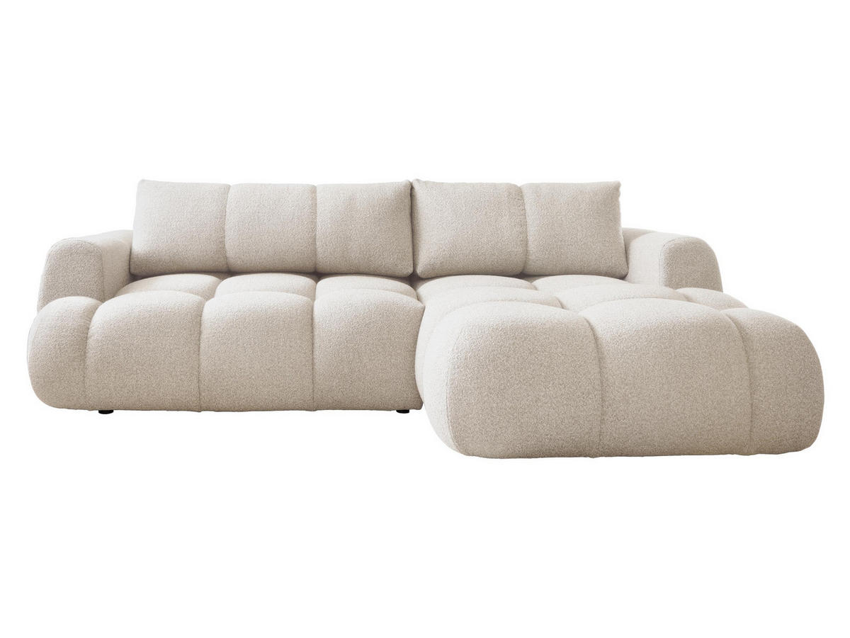 ECKSOFA Mitto, Seite: Rechts - Schwarz/Naturfarben, Holz/Kunststoff (270/173cm) - MIRJAN24