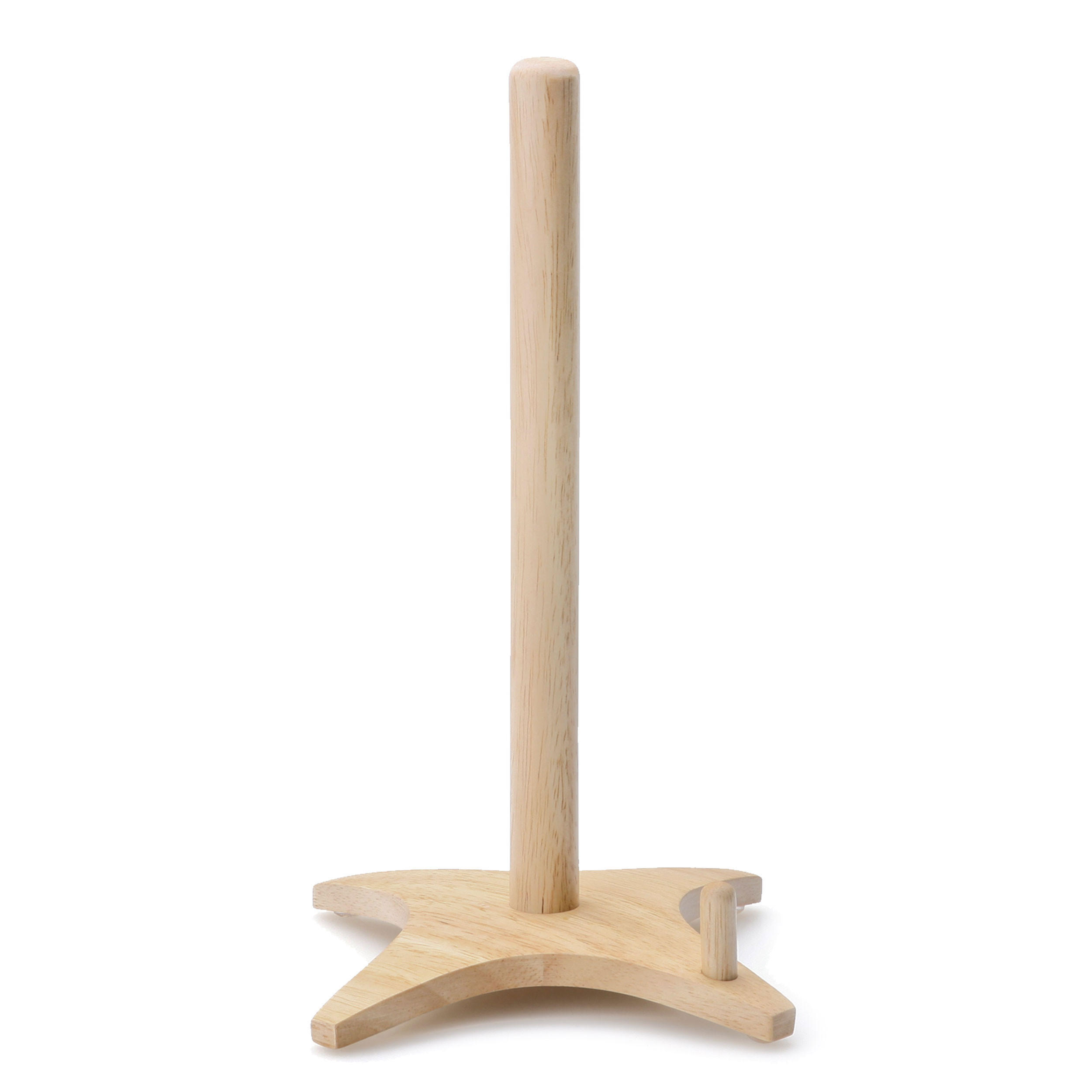 KÜCHENROLLENHALTER, Gummibaumholz - Braun, Holz (15/15/29cm) - Continenta
