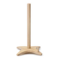 KÜCHENROLLENHALTER, Gummibaumholz - Braun, Holz (15/15/29cm) - Continenta