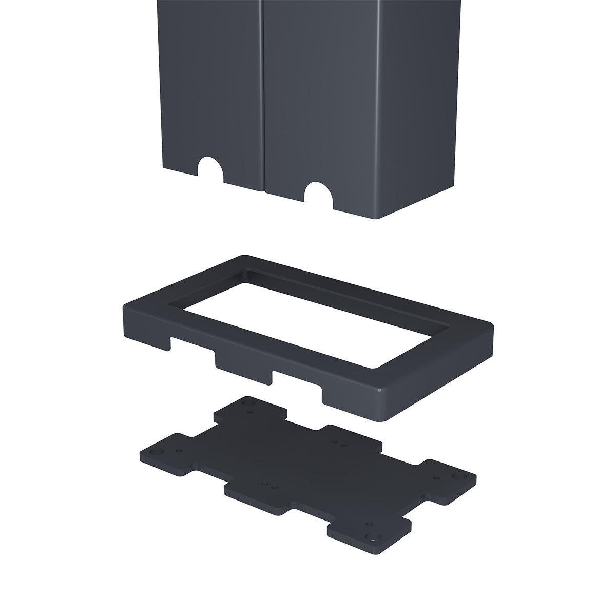 TERRASSENÜBERDACHUNG Deluxe 6 x 7 M + Verbindung 3 M Pavillon Aluminium - Weiß, Metall (600/255/700cm) - WEIDE