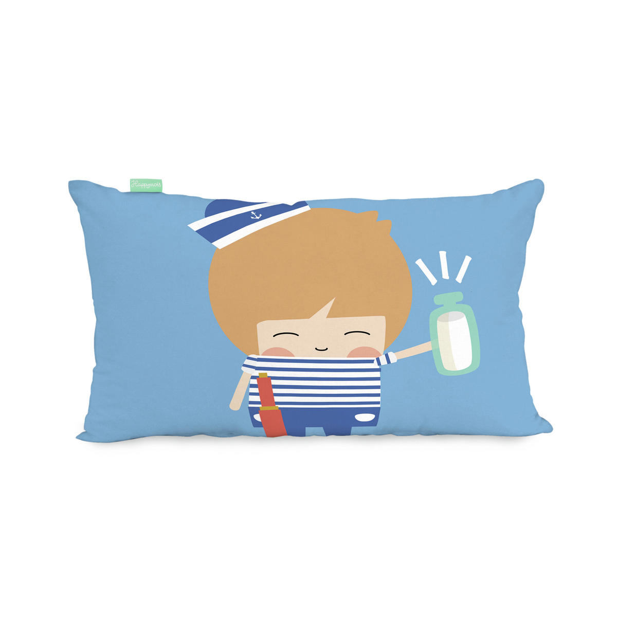 KISSENBEZUG lighthouse 50x30 cm mehrfarbig - Multicolor, Textil (50/30cm) - Happy Friday