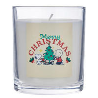 DUFTKERZE Peanuts Merry Christmas 225 g - Grün, Naturmaterialen/Paraffin (9cm) - Butlers