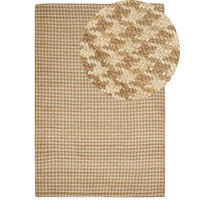 KURZFLOR-TEPPICH Beige 200/300 cm Araptepe - Beige, Naturmaterialien (200/300cm) - Beliani