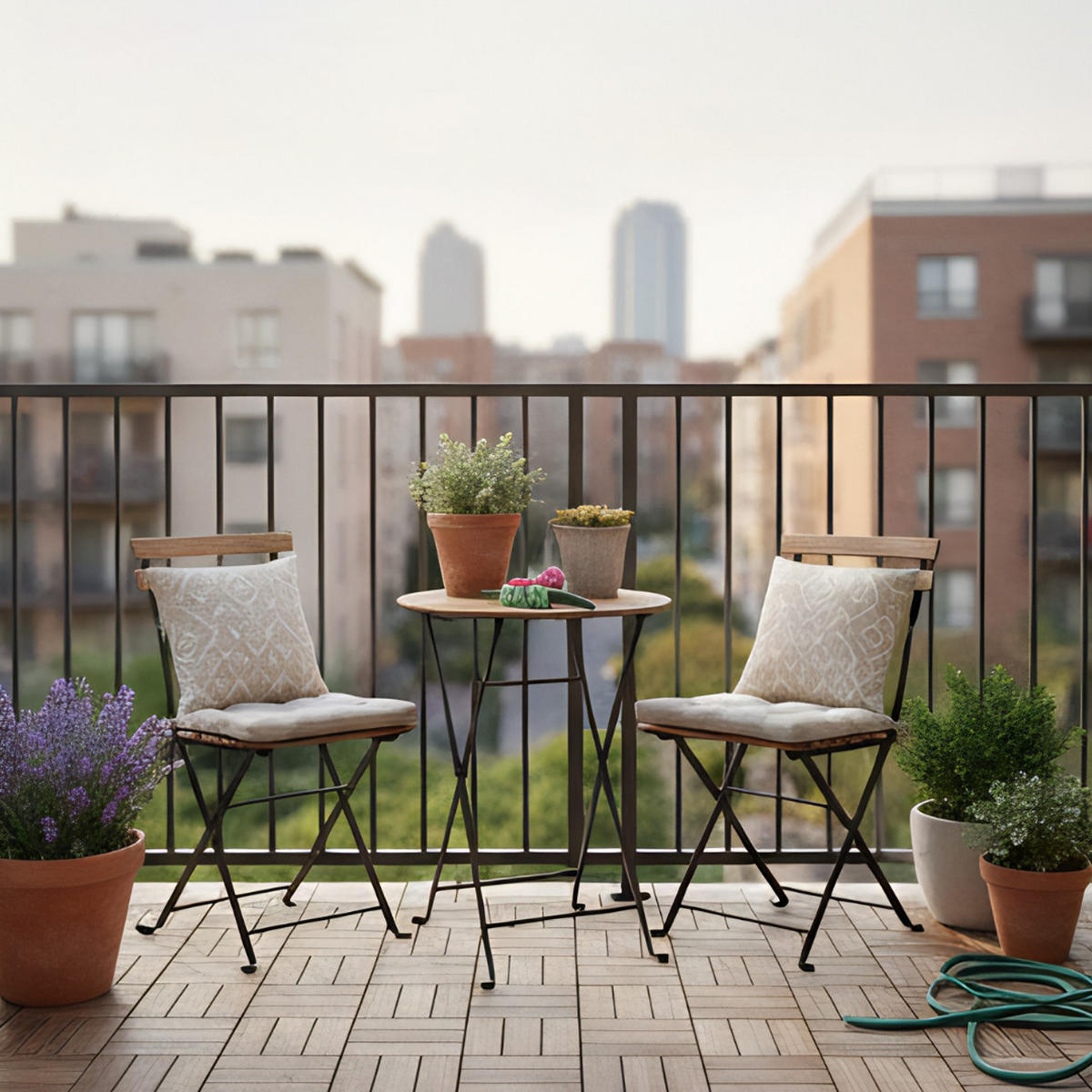 HOCHBEET Quadratisch, 115x115 cm, Braun, Kunststoff, Gartenbeet, Pflanzbeet, Gemüsebeet, Outdoor, Witterungsbeständig, DIY Garten, Balkon, Terrasse - Braun, Kunststoff (115/14/115cm) - JUNG