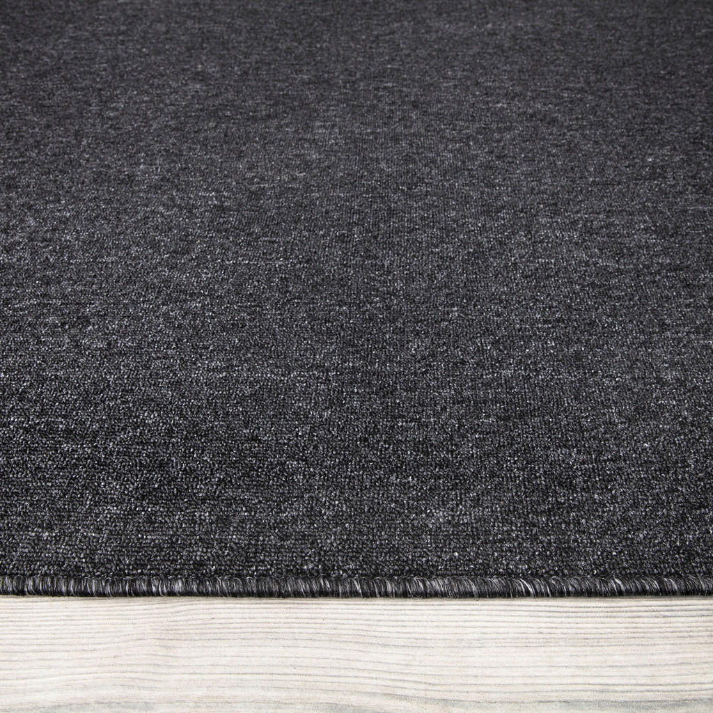 Thumbnail - Paco Home Kurzflorteppich, Anthrazit, Textil, Rechteckig, 280x380 cm, strapazierfähig, für Fußbodenheizung geeignet, Tep...
