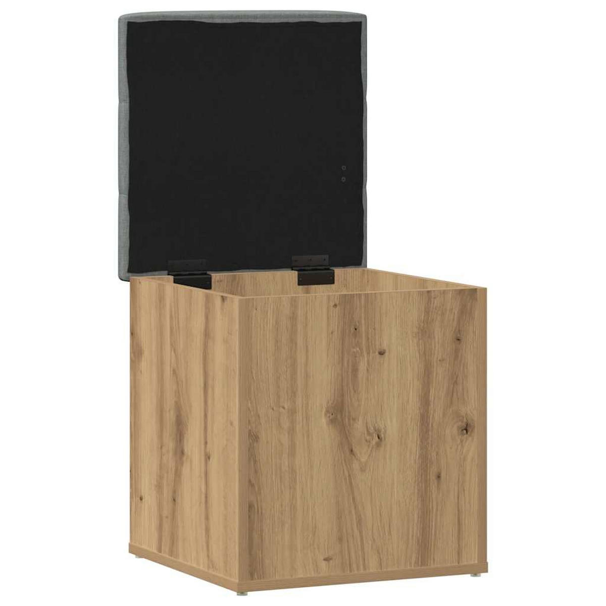 SITZBANK Mit Stauraum Artisan-Eiche 42/42/45 Cm Holzwerkstoff - Braun, Holzwerkstoff (42/45/42cm) - vidaXL
