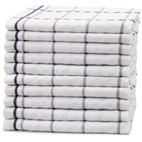 GESCHIRRTÜCHER, 10er-Set, 45x60 cm, 100% Baumwolle, Braun - Weiß, Textil (45/60cm) - Zollner