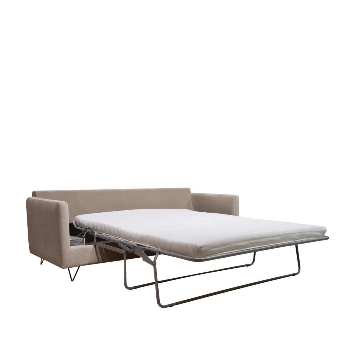 BETTSOFA - Beige - Beige, Textil (233/86/95cm) - Drawer