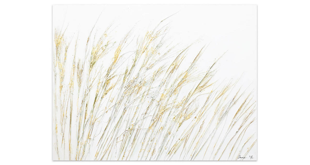 ACRYLBILD HANDGEMALT 100/75 cm - Beige, Holz/Textil (100/75cm) - KUNSTLOFT