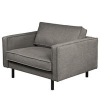 XL SESSEL - Dunkelgrau/Schwarz, Wellpappe/Textil (117/81/96cm) - home24