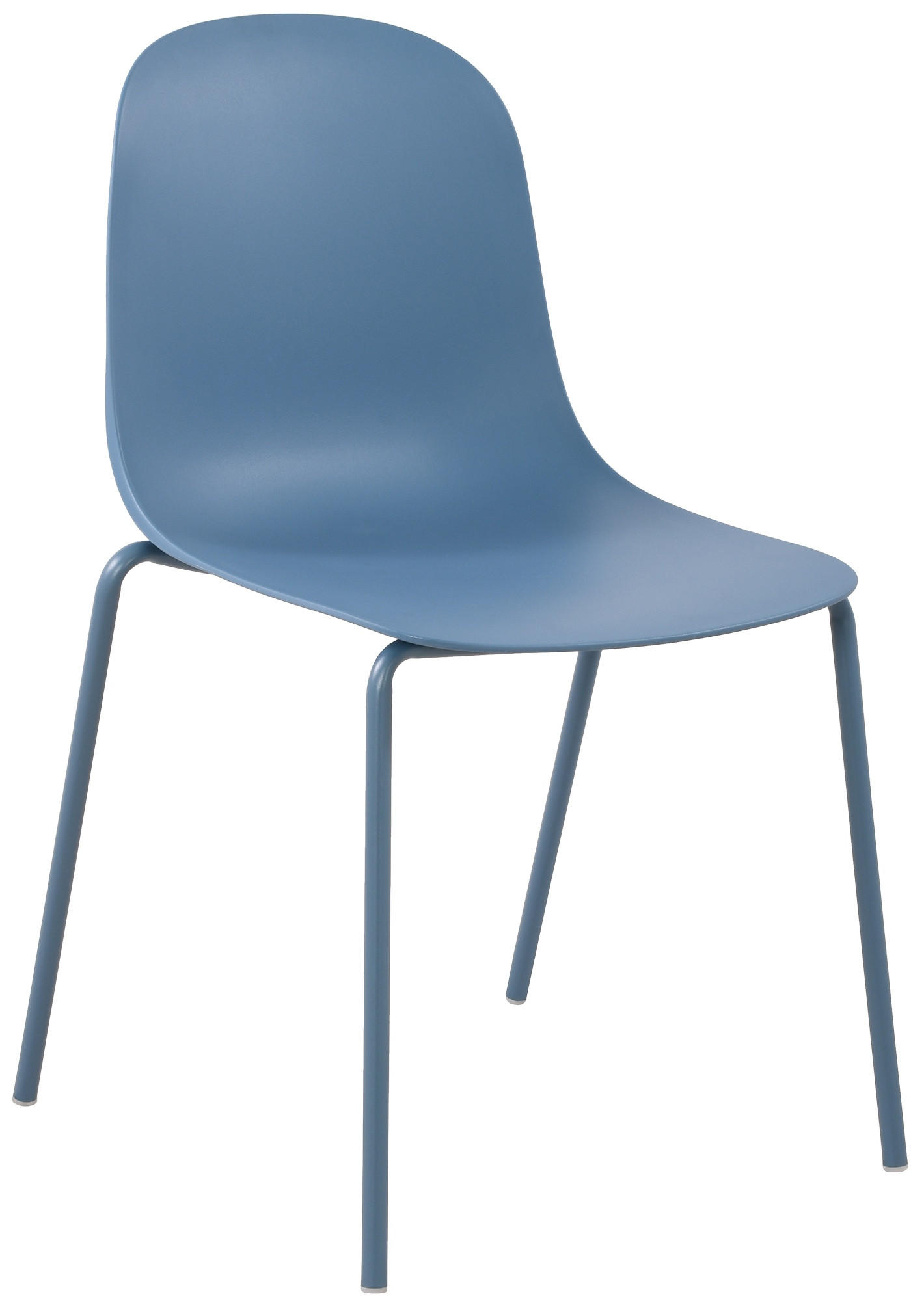STAPELSTUHL Kunststoff blau - Blau, Kunststoff/Metall (51/85/53cm) - CLP