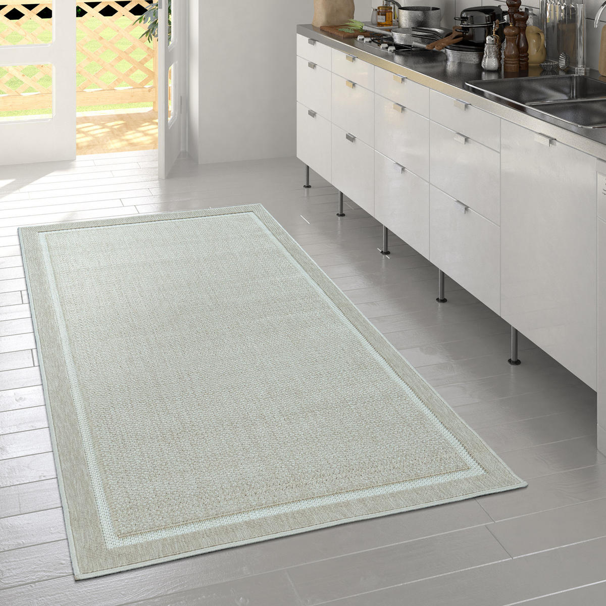 OUTDOORTEPPICH 200/290 cm Brugge 225 - Beige, Textil (200/290cm) - Paco Home