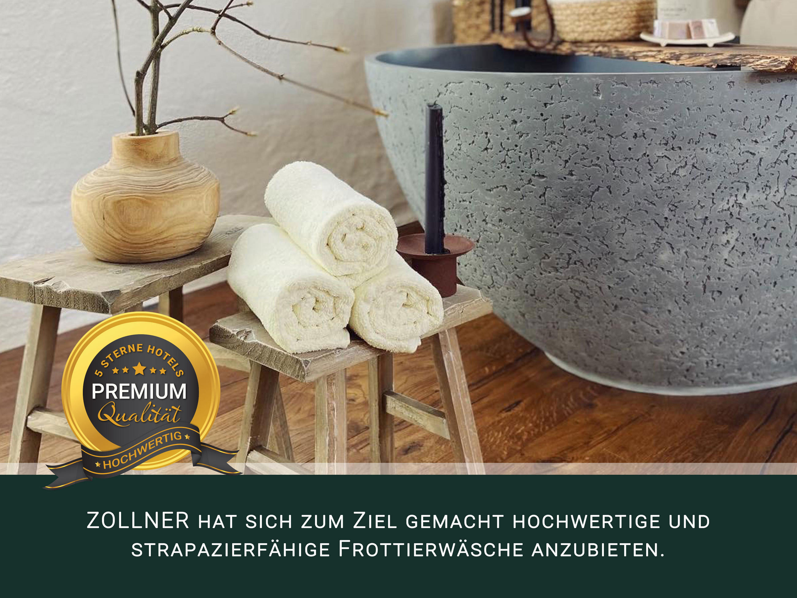 HANDTÜCHER, 10er-Set, 50x100 cm, 100% Baumwolle, Weiß - Creme, Textil (50/100cm) - Zollner