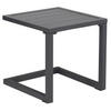 BEISTELLTISCH Barbados Anthrazitgrau - Grau, Metall (40/40/40cm) - Happy Garden