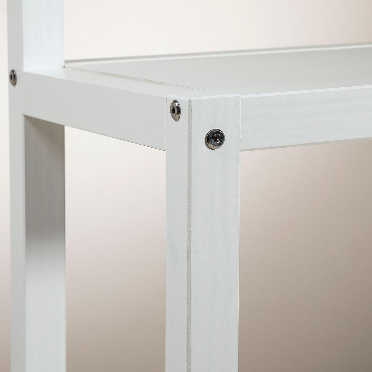 REGAL LENISE - Weiß, Holz (83/140/24cm) - IDIMEX