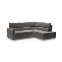 ECKSOFA Marno - Schieferfarben, Holzwerkstoff/Textil (260/200cm) - Fun Möbel