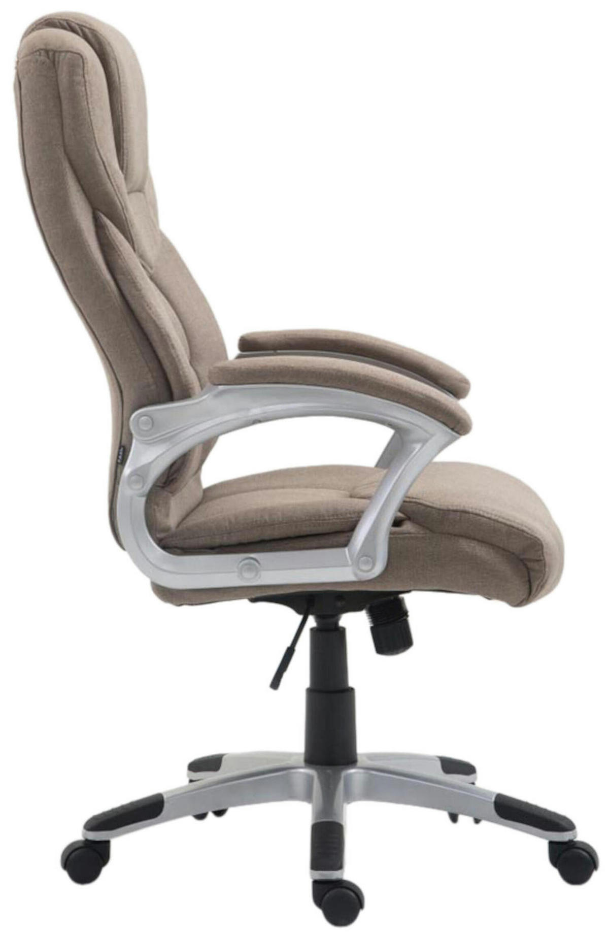 BÜROSTUHL Texum 2, Stoff Schwarz - Schwarz, Kunststoff/Textil (65/119/73cm) - TPFLiving