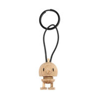 SCHLÜSSELANHÄNGER Bumble eiche 3 x 1,5 cm - Eichefarben, Holz (2/3/2cm) - Hoptimist